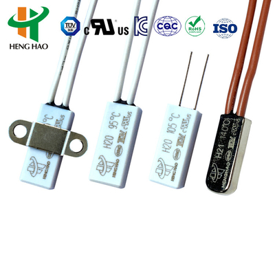 HCET-B مفتاح التحكم في درجة الحرارة KSD9700 الحرارة ثنائية المعادن 250V 2A