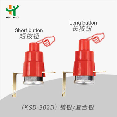 KSD301 الحرارة الحمية محافظ التحكم المفتاح إعادة ضبط يدوية إعادة ضبط تلقائي فيوز حرارية