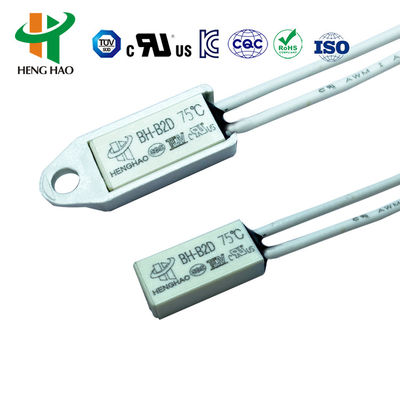 BW-ABS KSD9700 مفتاح حماية درجة الحرارة 250V 5A 9700K الحرارة ثنائية المعادن