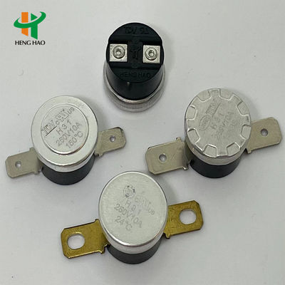 250 فولت 16A KSD301 KSD302 الحرارة الحرارة ثنائي المعادن الحرارة الحرارية قطع المفتاح