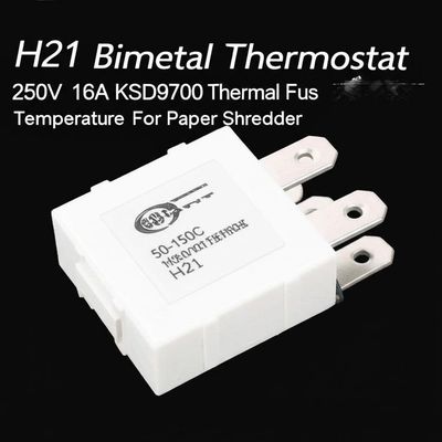 H21 الحرارة ثنائية المعدن 250 فولت 16A 50-150C KSD9700 مفتاح درجة حرارة الفيوز الحراري لقطعة الورق
