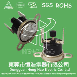 AC 125V 250V ثنائيّ معدن قرص يفرقع، ينفجر عمل حراريّ KSD301 درجة حرارة انقطاع مفتاح